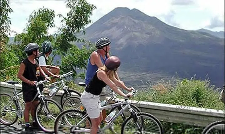 Day Trip Kintamani Volcano Downhill Cycling Tegenungan Waterfall