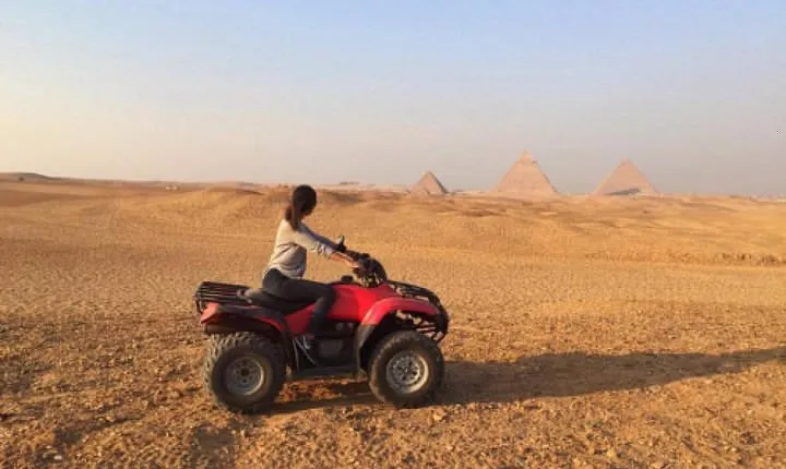 1 Hour ATV at Giza Pyramids from Cairo