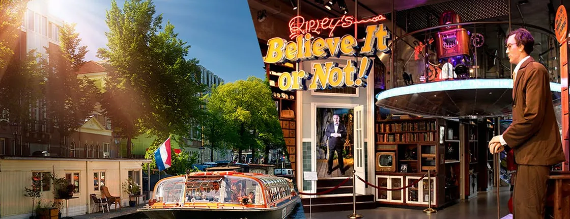 Ripley's Believe It or Not! Amsterdam ticket and one-hour canal cruise