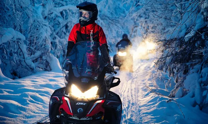 Northern Lights Snowmobile Tour