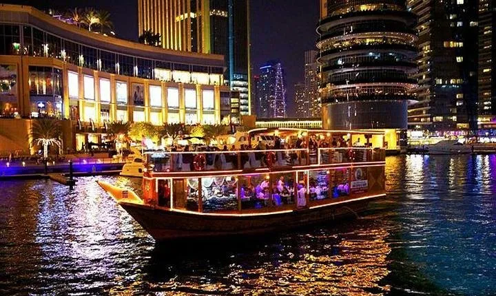 Romantic Sightseeing Dhow Cruise Dinner