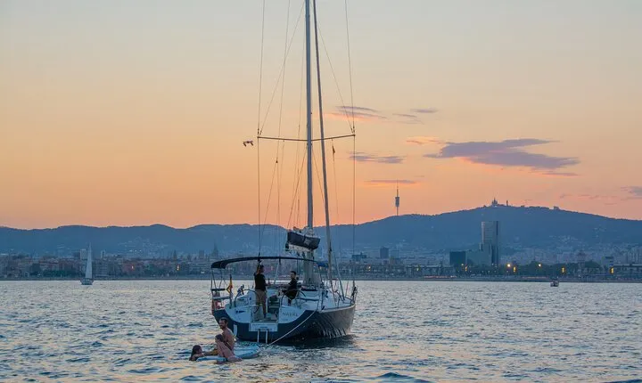Private Naval Sailboat Tour in Barcelona up to 11 people
