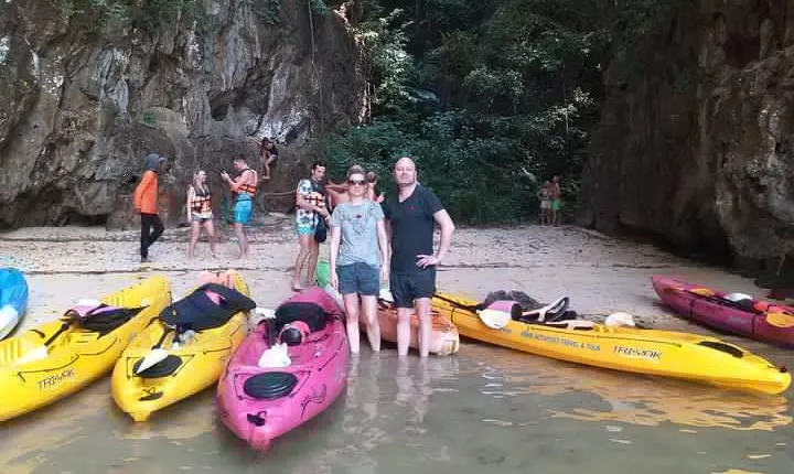 Early bird kayak adventure at AO Thalane