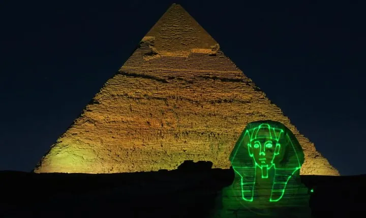Pyramids Sound and Light Show with Private transfer