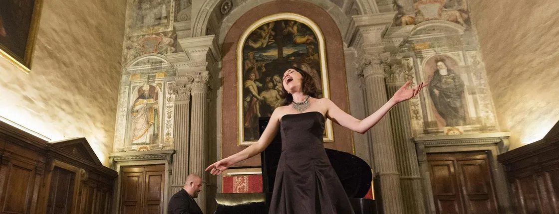 Italian opera concert in the Church of Santa Monaca in Florence