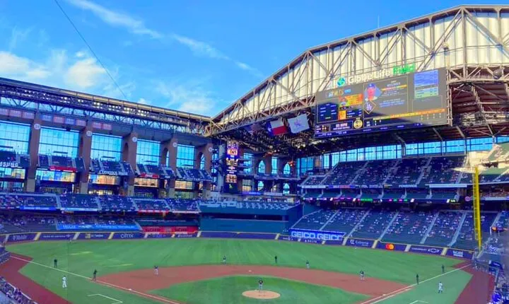 Texas Rangers Baseball Game Ticket at Globe Life Field