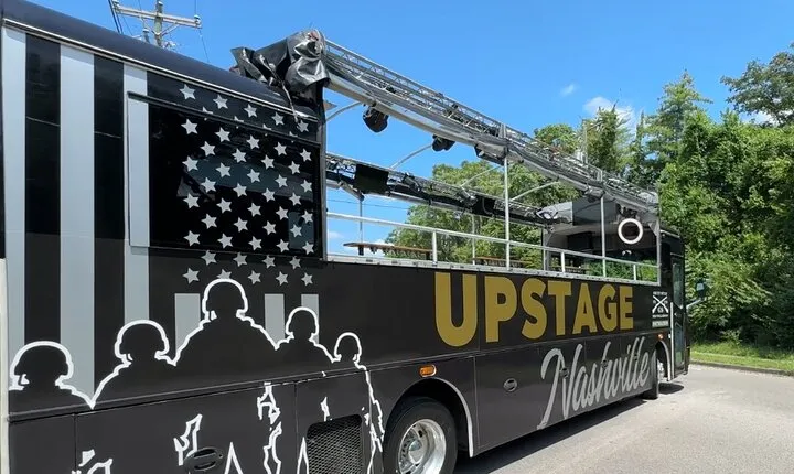 Private Nashville Open-Air Party Bus Tour w/ DJ & Bartender 21+ 