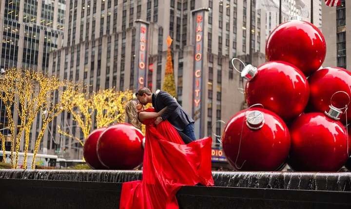 NYC: Private Photoshoot in a Handmade Flying Dress