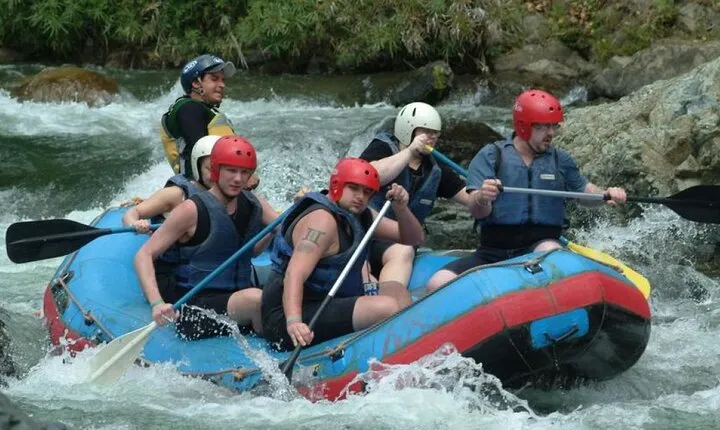 Adrenaline rafting on the Yaque del Norte River from Puerto Plata