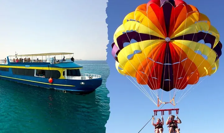 Panorama Semi-Submarine Adventure With Parasailing - Hurghada