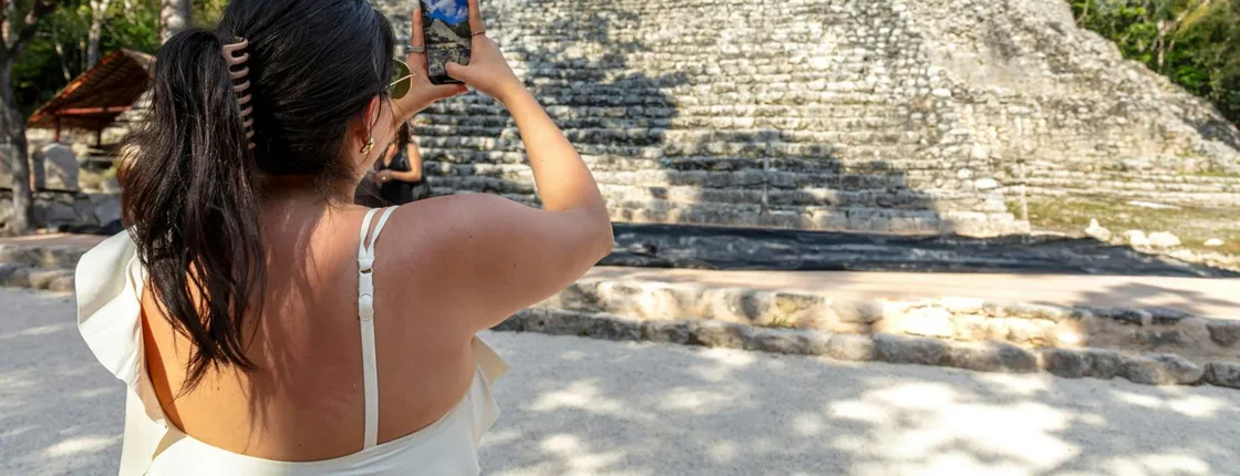 Maya Coba ruins tour with pyramid, ceremony and cenote swim