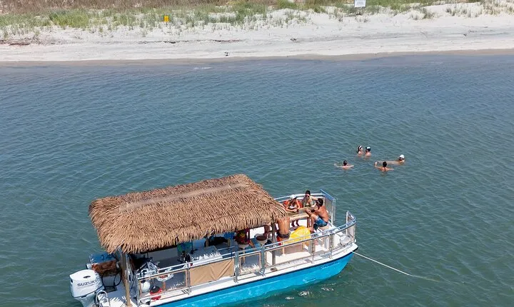 2-Hour Tiki Boat Tour in Folly Beach