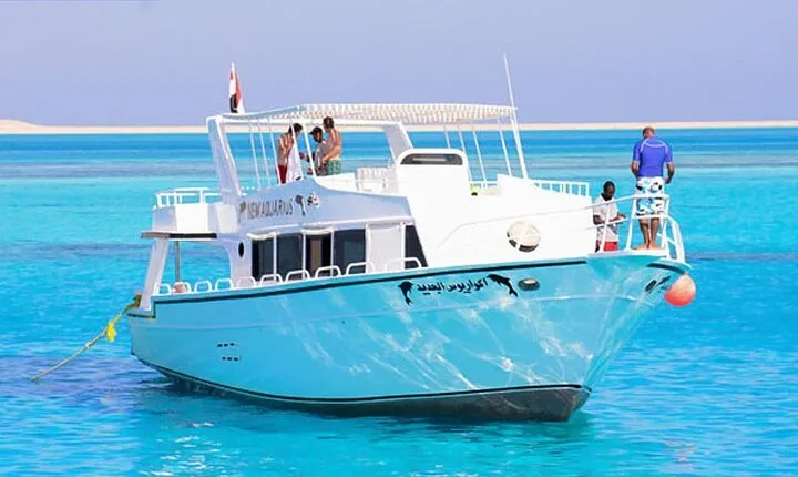 Dolphins, house & Banana & sofa boat in hurghada