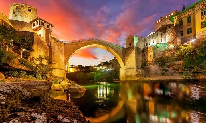 Sarajevo: Mostar Konjic Blagaj Pocitelj Fortica Skywalk Waterfall