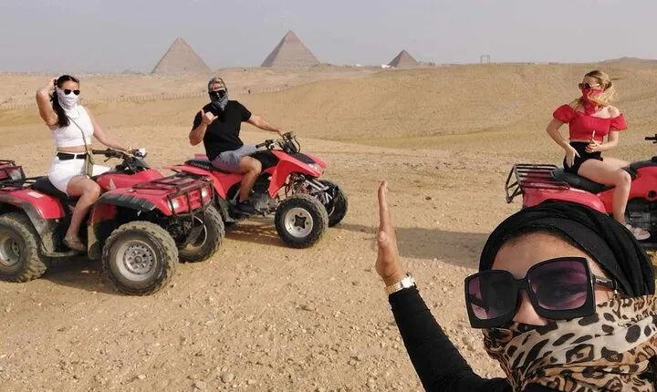 ATV quad bike ride at Giza pyramids