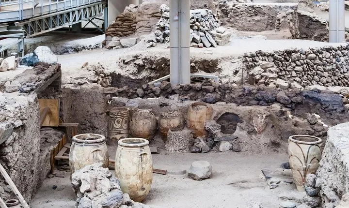 Santorini Acient Akrotiri and Wine museum