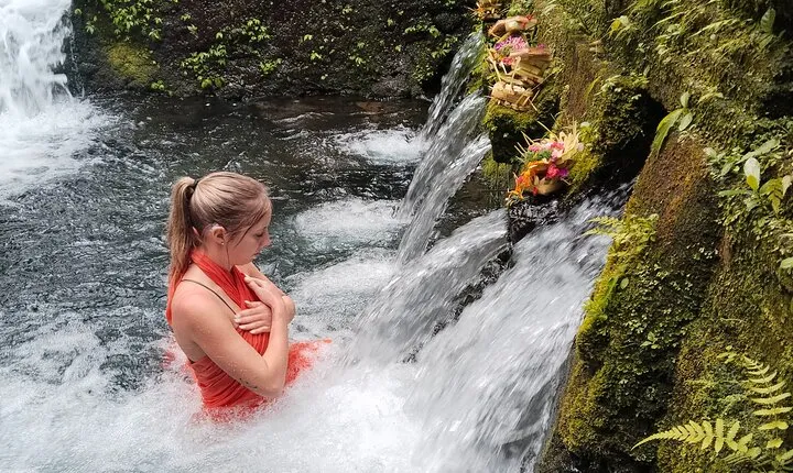 Melukat Purification Ceremony at Mengening Temple