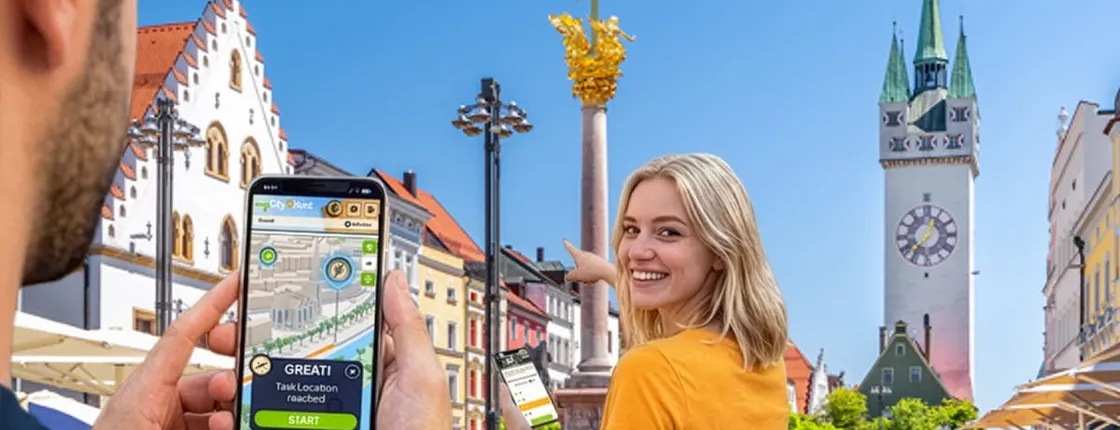 Self-guided digital scavenger hunt in Straubing