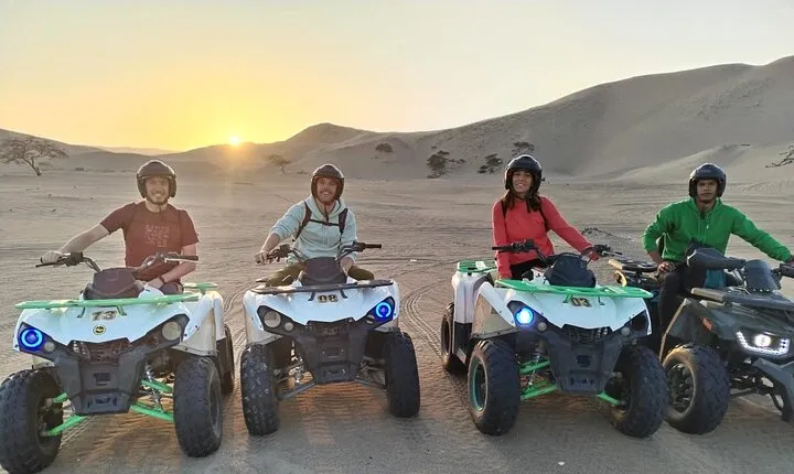 Adventure in ATVs Through the Dunes of Ica