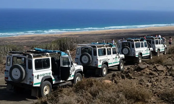 4x4 Jeep Safari Tour in Cofete Beach and Villa Winter
