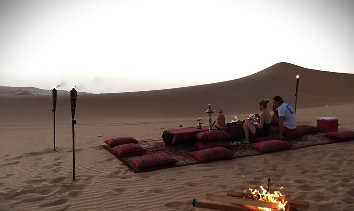 Special Private Arabic Setup with Desert safari experience.