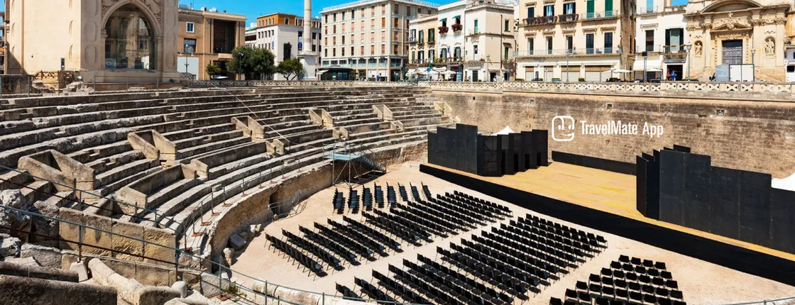 Lecce audio guide with TravelMate app