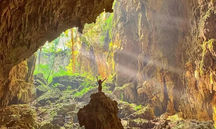 Do Rappel In The Caves Of Bombil Pek - Tour From Coban