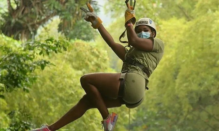 Dunns River Falls, Zipline, Bamboo Rafting & Horseback Tour