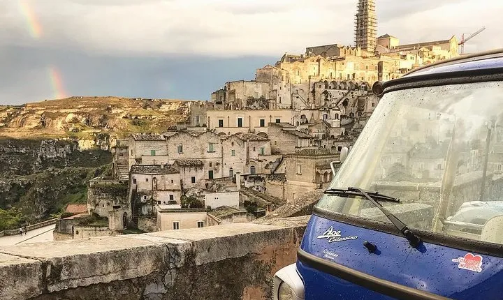 Private Panoramic Tour with Piaggio Ape Calessino in Matera