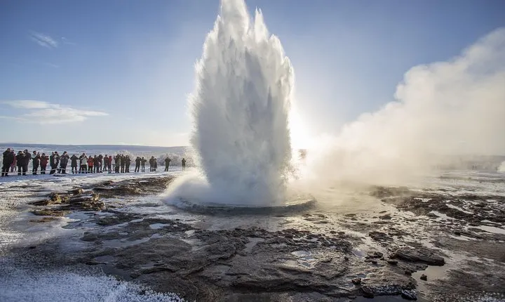 From Reykjavik- Golden Circle, Bruarfoss & Kerid Volcano Crater