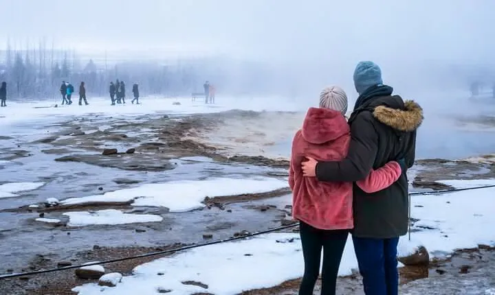 Golden Circle, Northern Lights and Blue Lagoon Tour with Ticket
