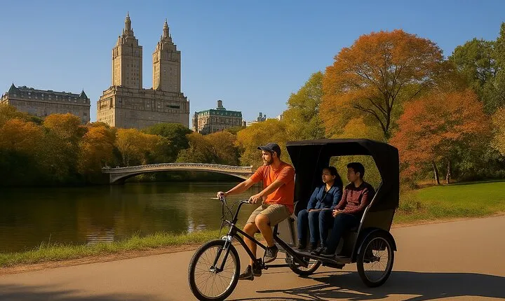 Pedicab 1 Hour Central Park Tour