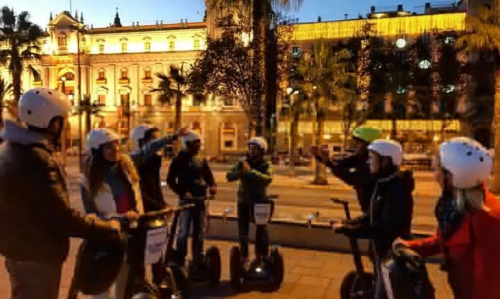 Barcelona Guided Night 2-hour Group Segway Tour