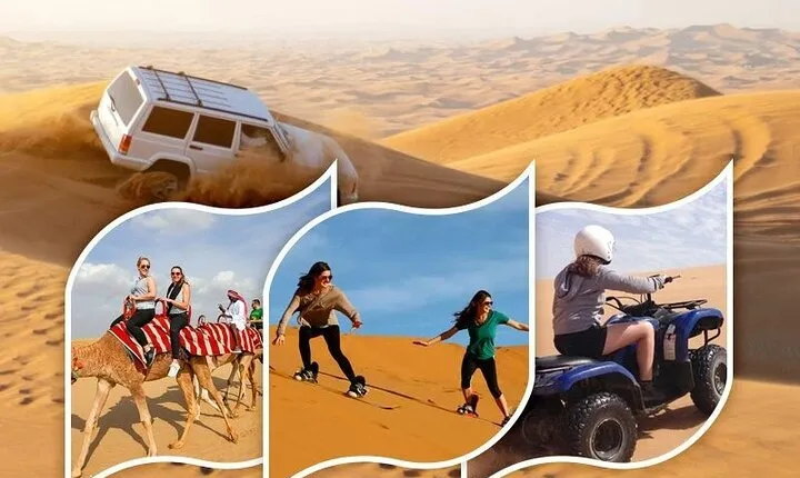 Doha :Half Day Desert Safari | Camel Riding | ATV | Sand Surfing