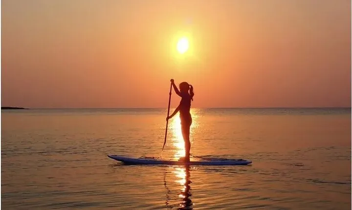[Okinawa Miyako] [Early morning] Refreshing and exciting! Sunrise SUP/Canoe