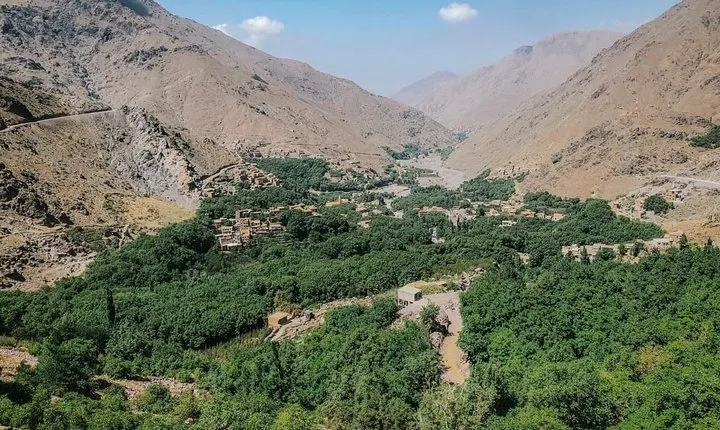 Waterfalls, Three valleys, Atlas Montains, Camels & Desert