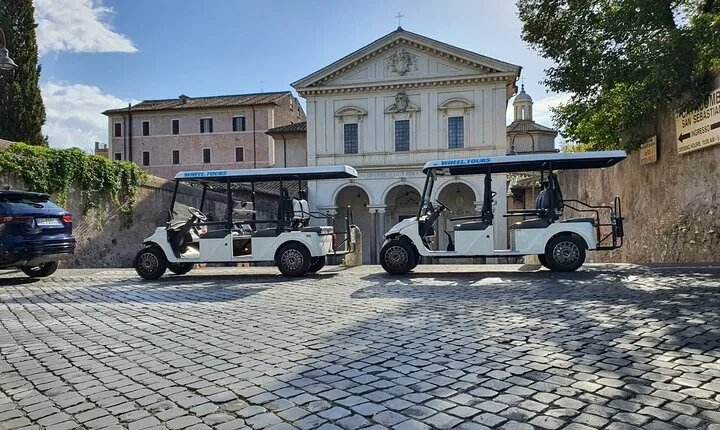 Rome: Catacombs & Appian Way Semi-Private Golf Cart Tour