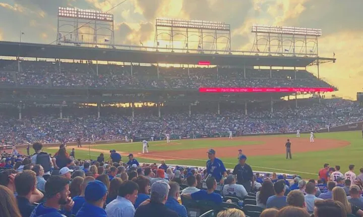Chicago Cubs Baseball Game Ticket at Wrigley Field
