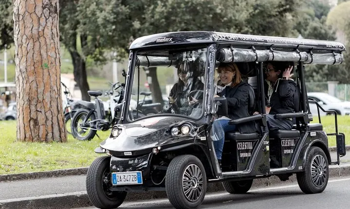 Discover The Ancient Appian Way in confort: a golf cart adventure