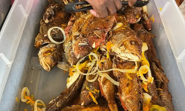 Jamaican Seafood Street Food Tour from Montego Bay, Falmouth