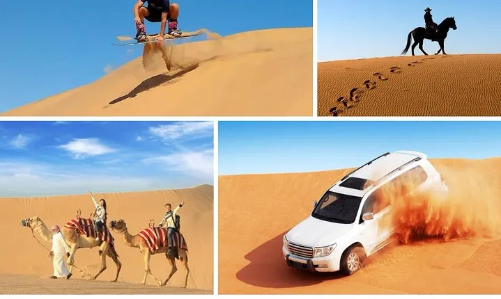 Private Half Day Desert Safari with Camel Riding and Dunes