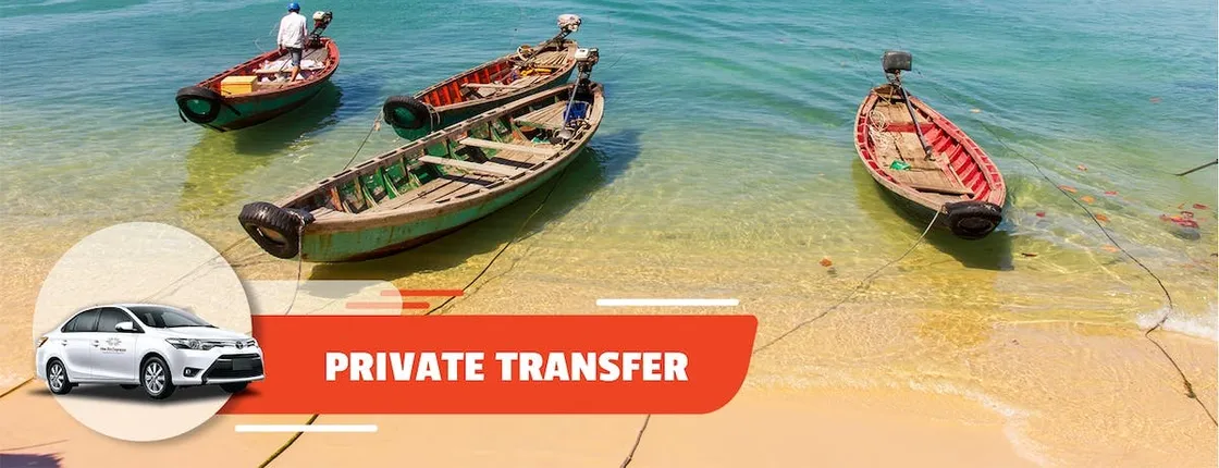 Private transfer between Phu Quoc Airport and Ong Lang