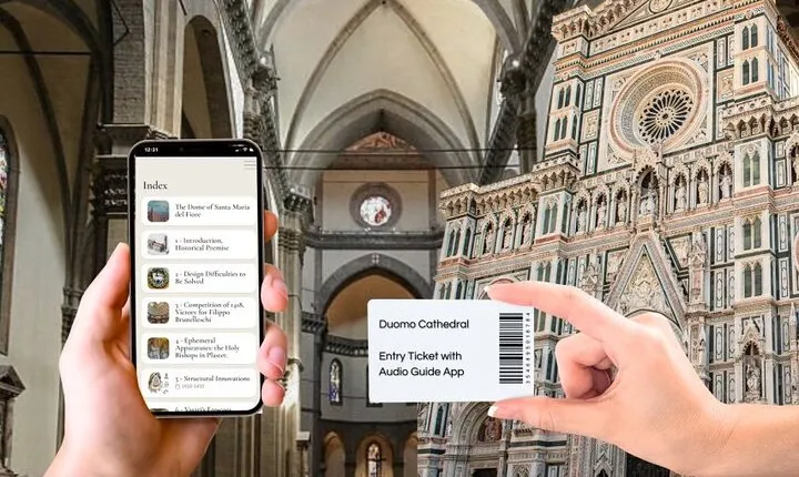 Florence Duomo Cathedral Entry Ticket and Multilingual Audio App
