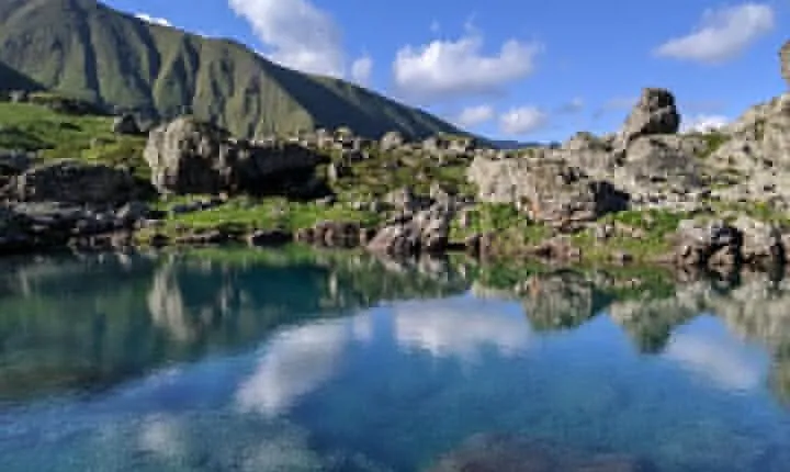 1D Trekking & Sightseeing Colorful Lakes and Natural Wonder Tour In Abudelauri