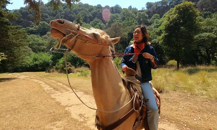 Horseback Riding Adventure in the Mountains with Traditional Food in CDMX