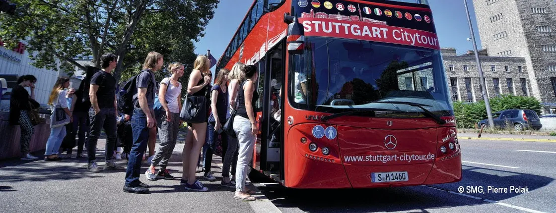 24-hour Stuttgart hop-on hop-off bus tour - blue route