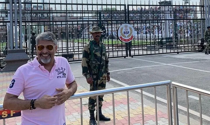 Amritsar Wagah Border Flag Ceremony.
