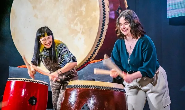 Japanese Drum Experience in Osaka -WADAIKO RHYTHM QUEST-