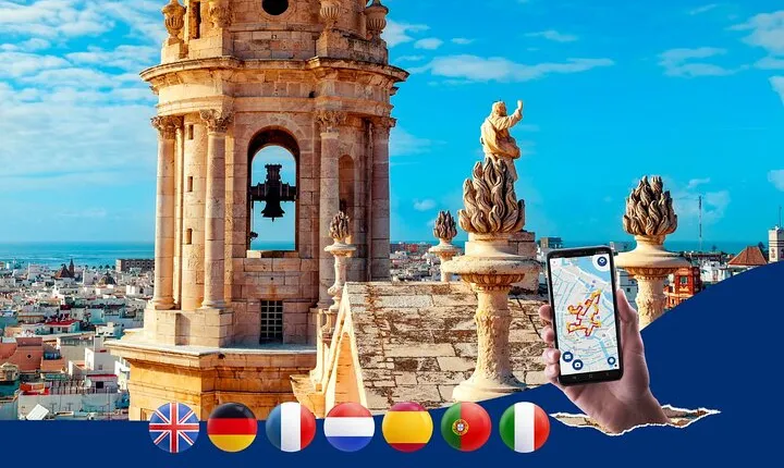 Cadiz: City Walk with Audio Guide in 7 Languages on your Phone