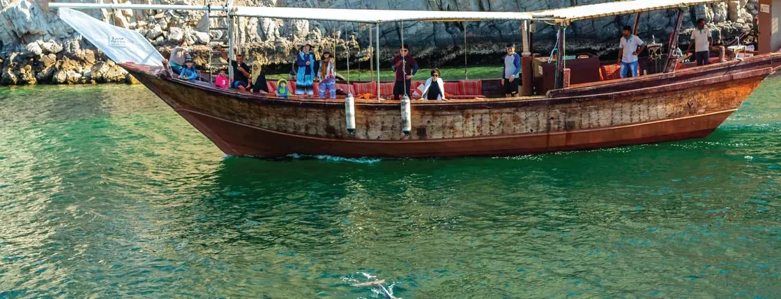 Morning dolphin cruise in Muscat